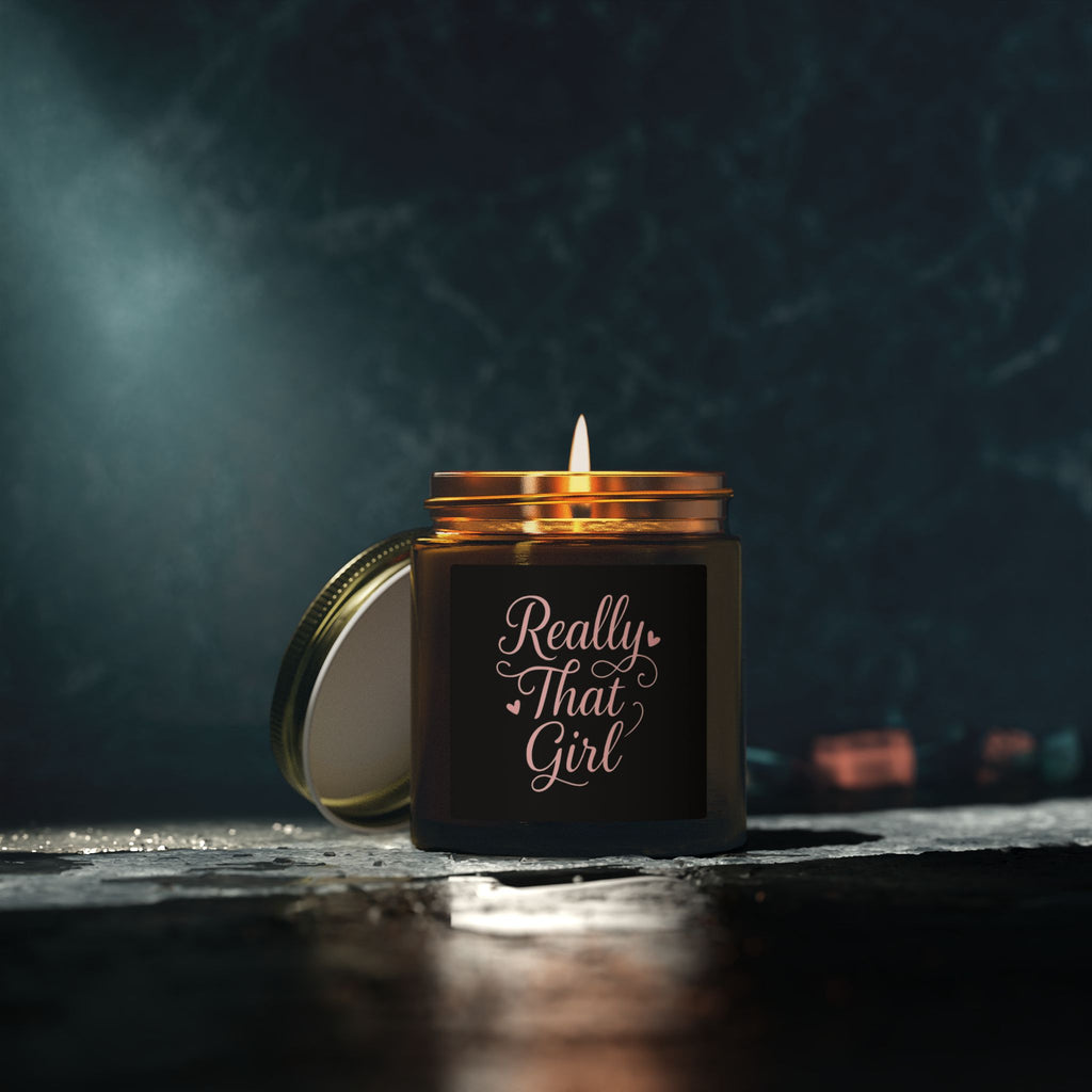 Really That Girl Coconut Apricot Wax Candle- Scented (4oz, 9oz)