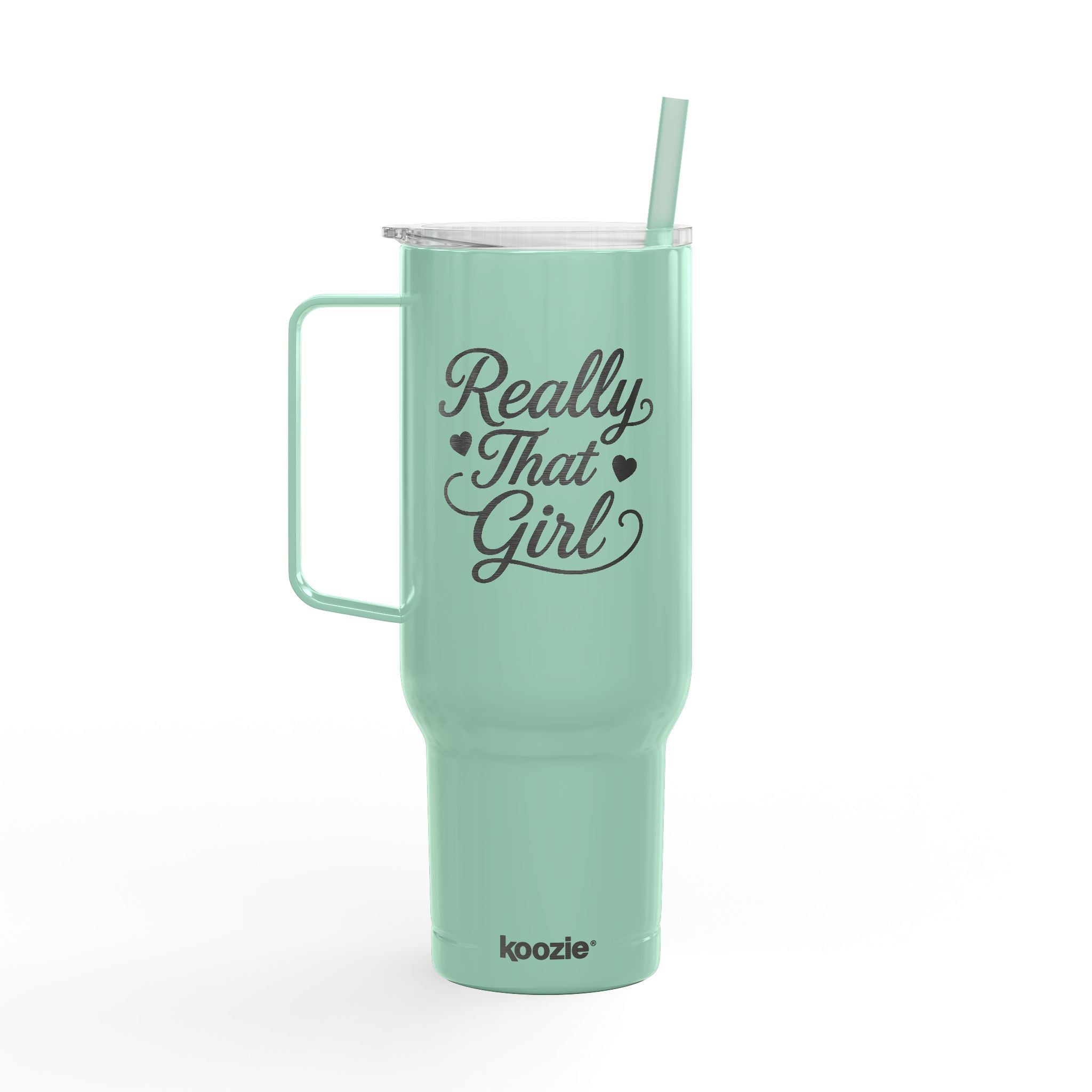 40oz Engraved Insulated Really That Girl Tumbler with Lid & Straw
