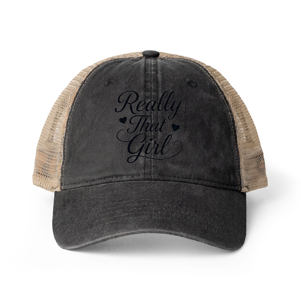Women's Washed Mesh Back Cap
