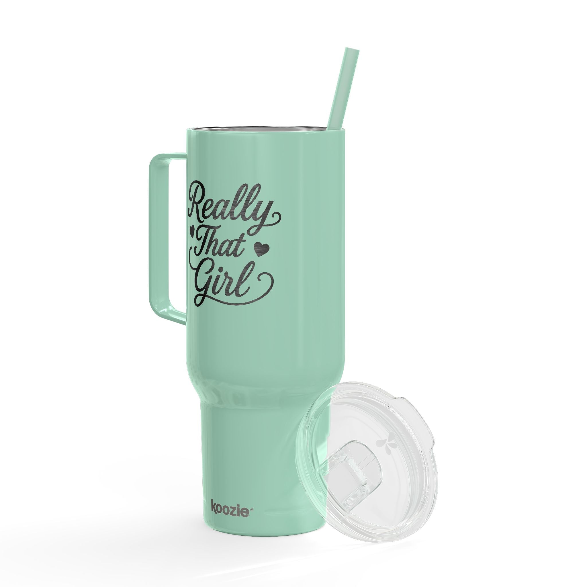 40oz Engraved Insulated Really That Girl Tumbler with Lid & Straw