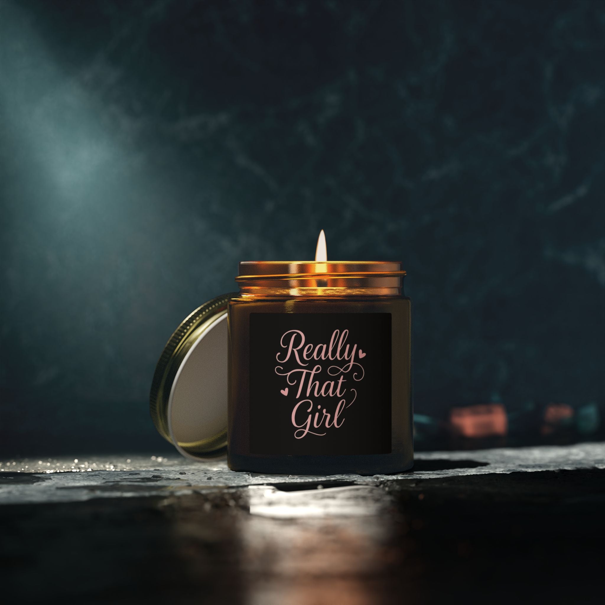 Really That Girl Coconut Apricot Wax Candle- Scented (4oz, 9oz)