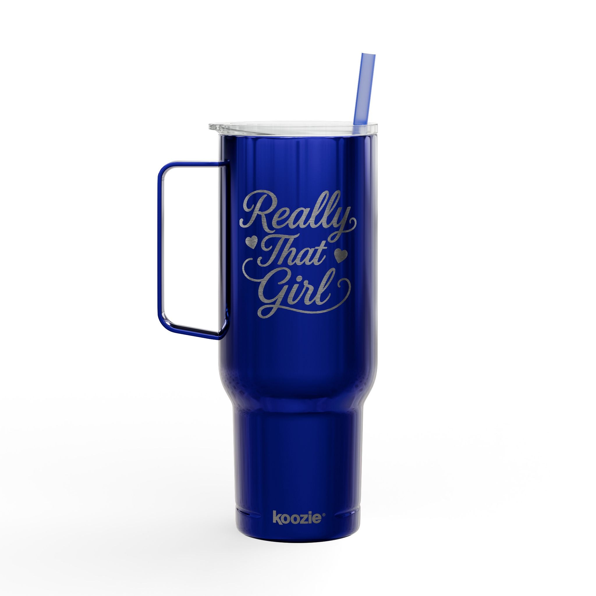 40oz Engraved Insulated Really That Girl Tumbler with Lid & Straw