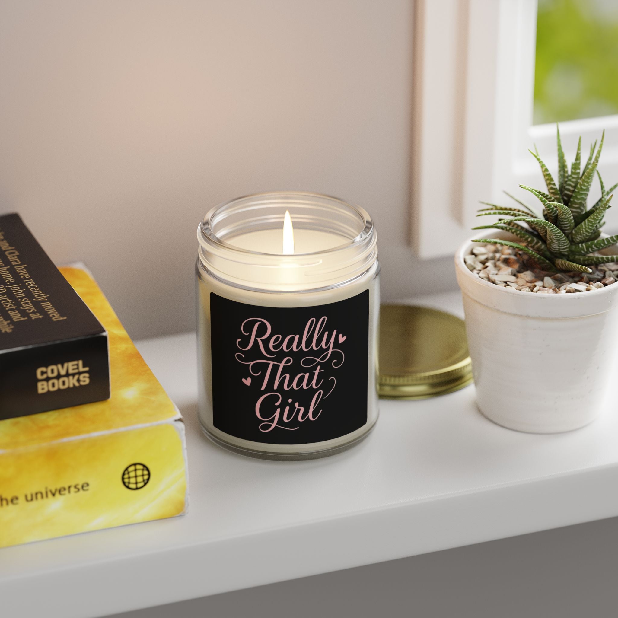 Really That Girl Coconut Apricot Wax Candle- Scented (4oz, 9oz)