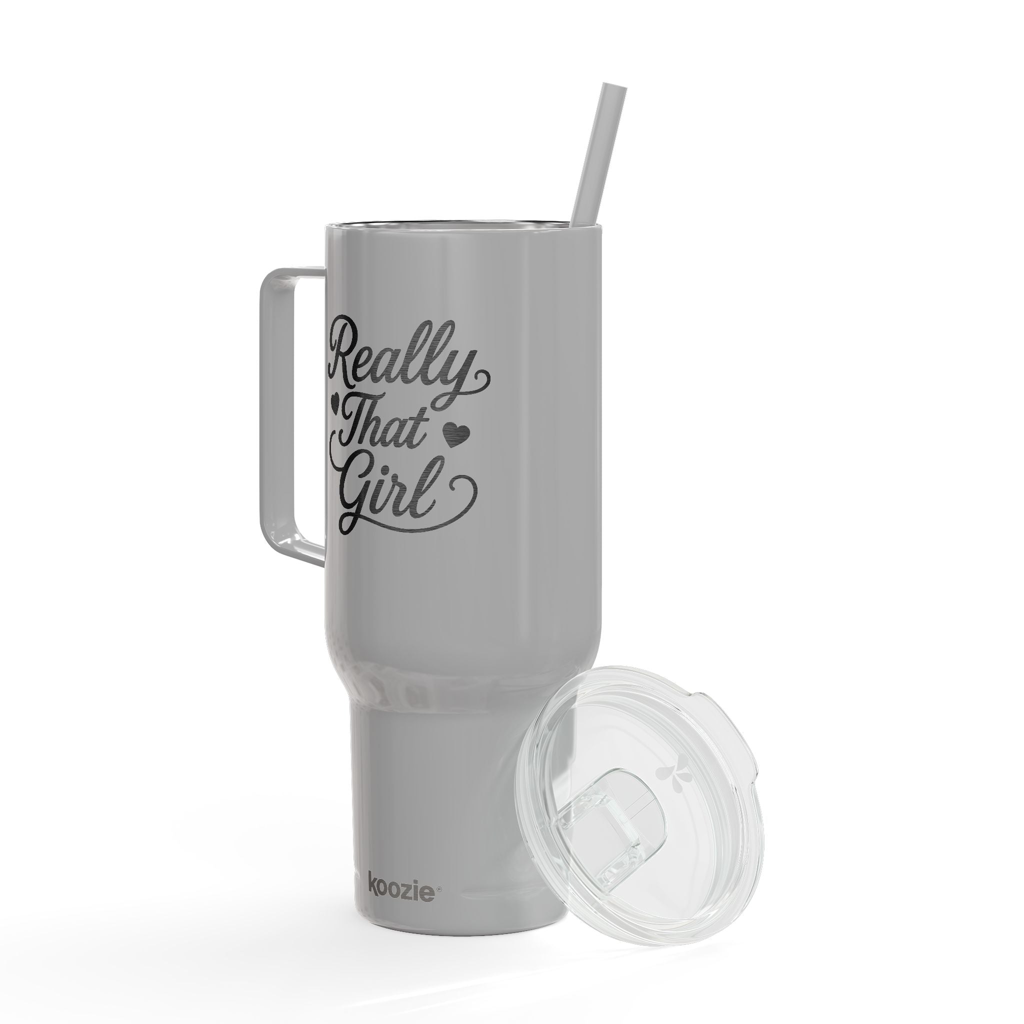 40oz Engraved Insulated Really That Girl Tumbler with Lid & Straw