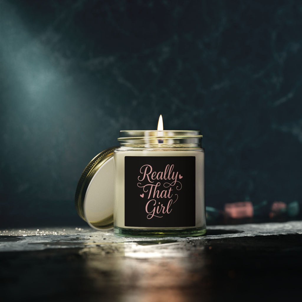 Really That Girl Coconut Apricot Wax Candle- Scented (4oz, 9oz)