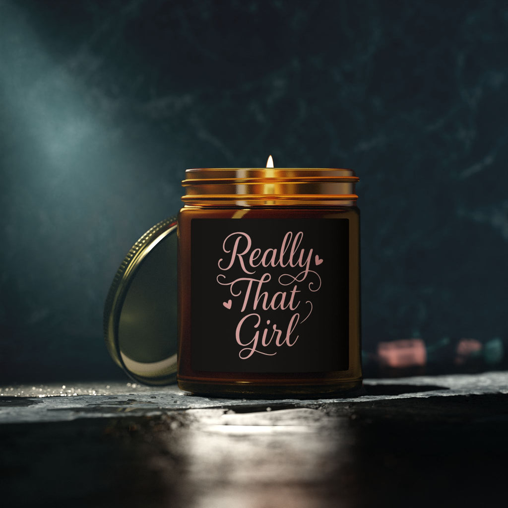Really That Girl Coconut Apricot Wax Candle- Scented (4oz, 9oz)