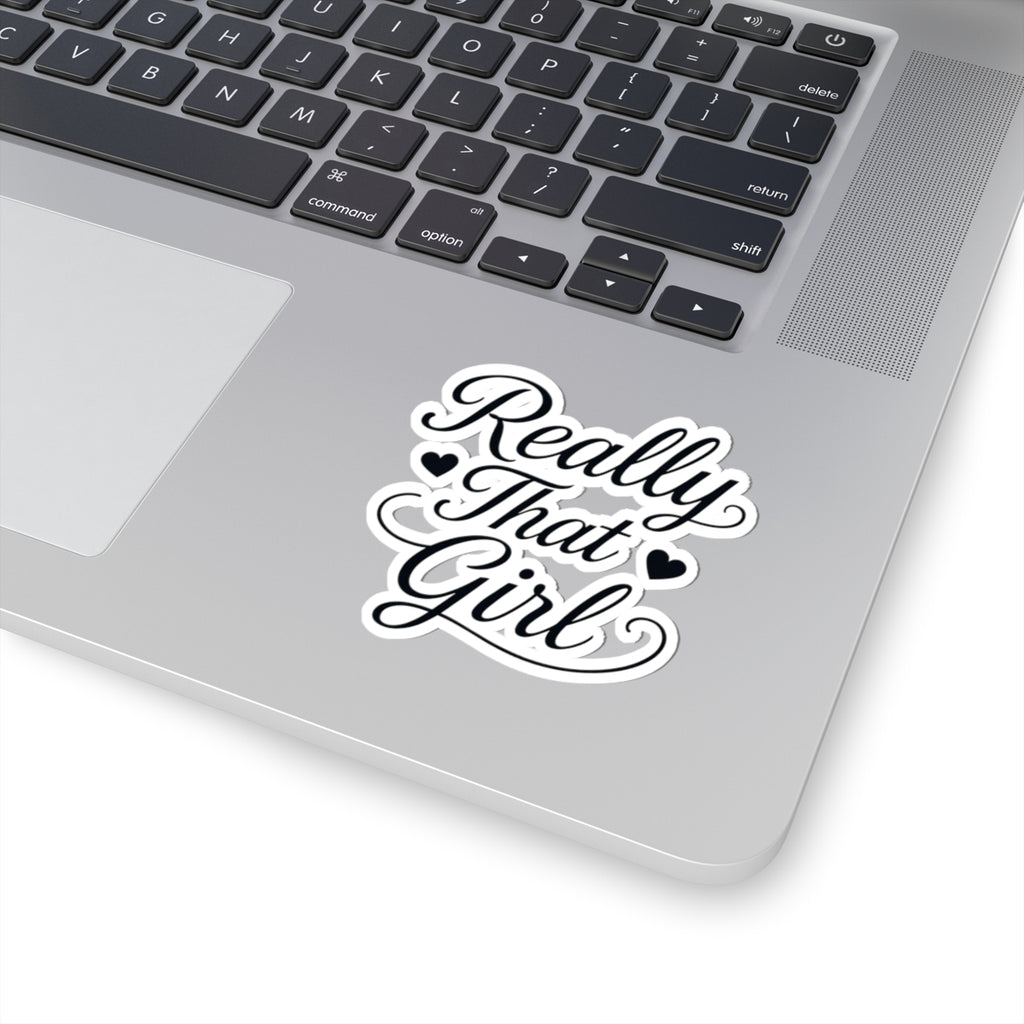 Really That Girl Kiss-Cut Sticker